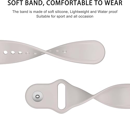 Vista 28 de Meliya Correa compatible con Fitbit Charge 6 Bands/Fitbit Charge 5 Bandas Mujeres Hombres, Silicona Suave Ajustable Impermeable Deportiva Correa