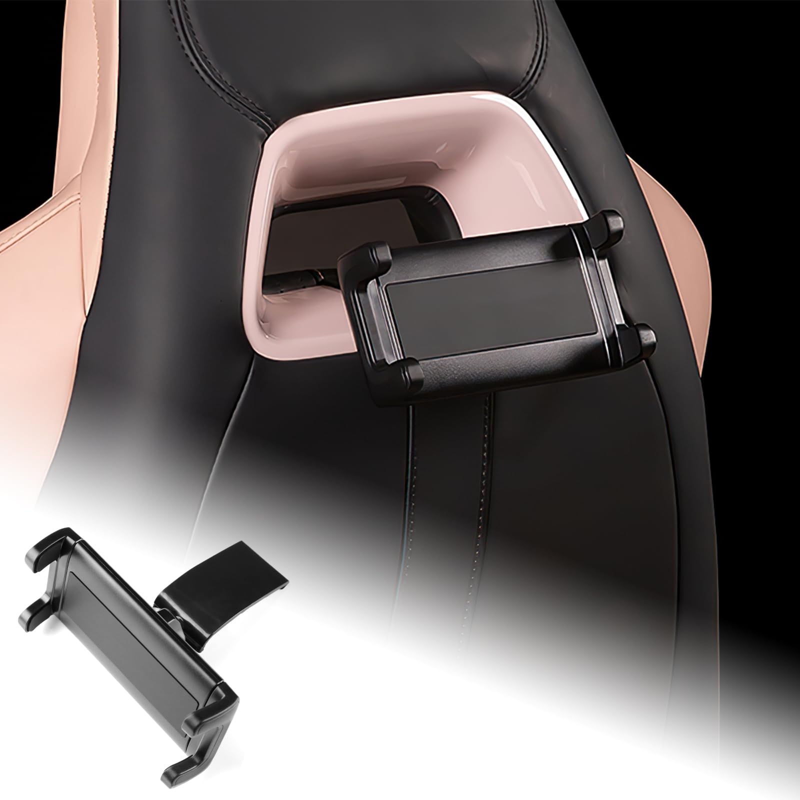KUNGKIC Support de tablette de voiture pour BYD Dolphin Surf 2023-2025 - Extensible - Pour appuie-tête - Universel - Rotation à 360° | Support de téléphone portable extensible pour appuie-tête universel rotatif à 360° pour tablette