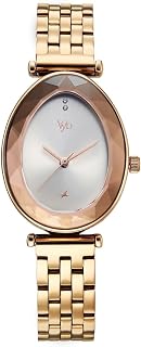 Fastrack Vyb 6.0 Prodigy Quartz Silver Teardrop Shaped Dial Women's Watch | Stainless Steel Strap Material | Watches for Women Analog | Girl's Analog Watches - FV60097WM01