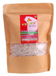 LEEVE Crystal Mishri (Kadisakhar) 800g | Natural Sugar Crystals | Khadi Sakhar | Ayurvedic Sweetener | Pooja & Daily Use | Saunf Mix & Digestive Use