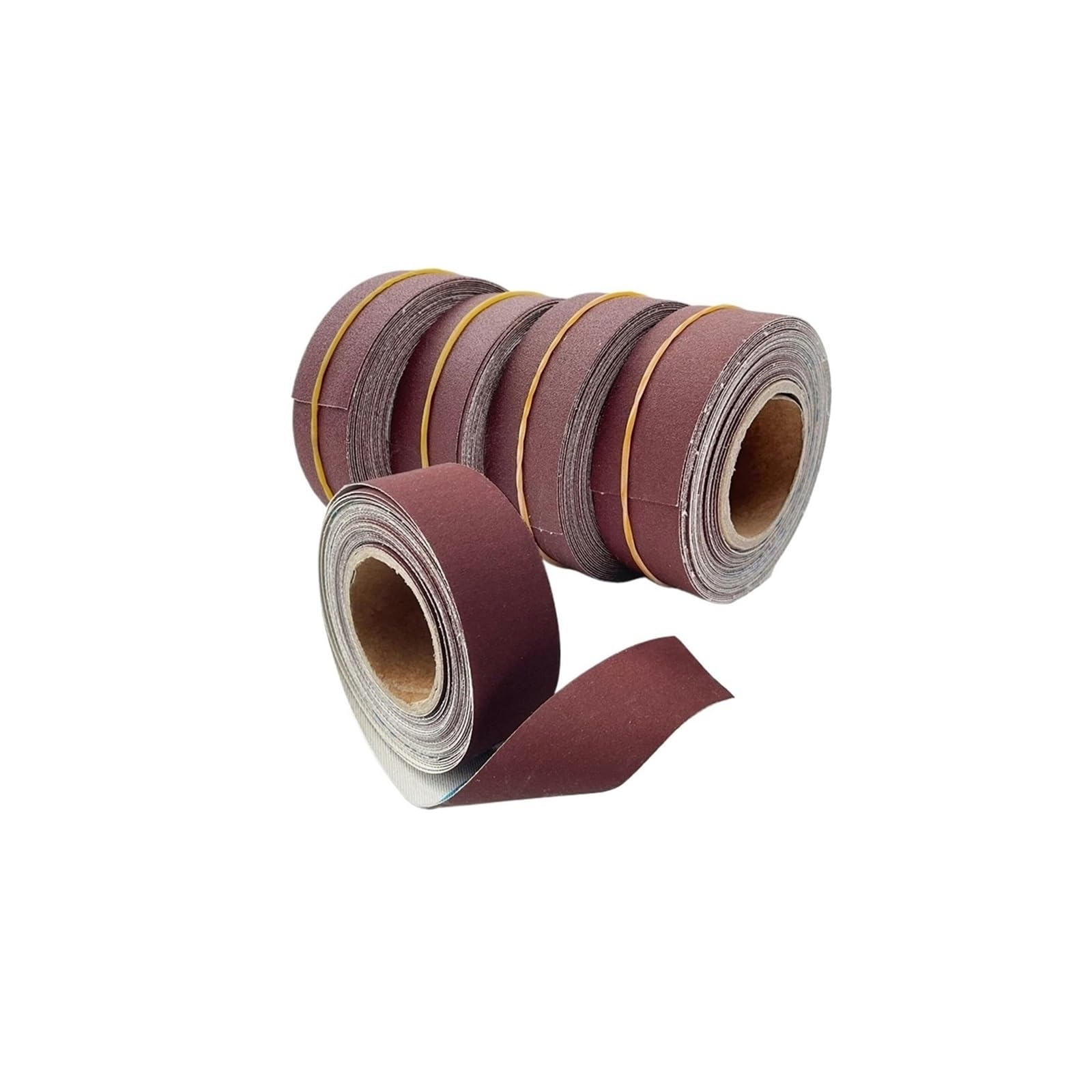 dfEDRd Aluminum Oxide Sanding Belts, 8M Nylon Backing 25mm Multiple Grits For Woodworking Metal Glass Wet Dry(320Grit)