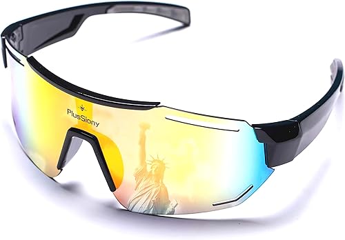 ploywoen Gafas de sol polarizadas PlusSiony para hombres y mujeres UV400 para deportes al aire libre ciclismo correr golf