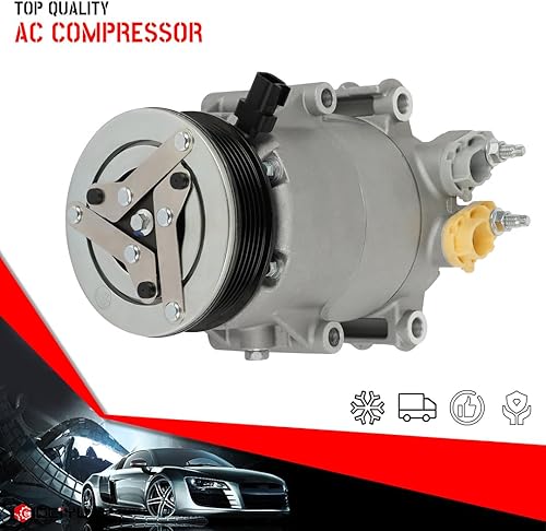 Miniatura 2 de cciyu Compresor de CA con embrague 2014-2019 apto para Ford Fiesta 1.6L CO 9781C
