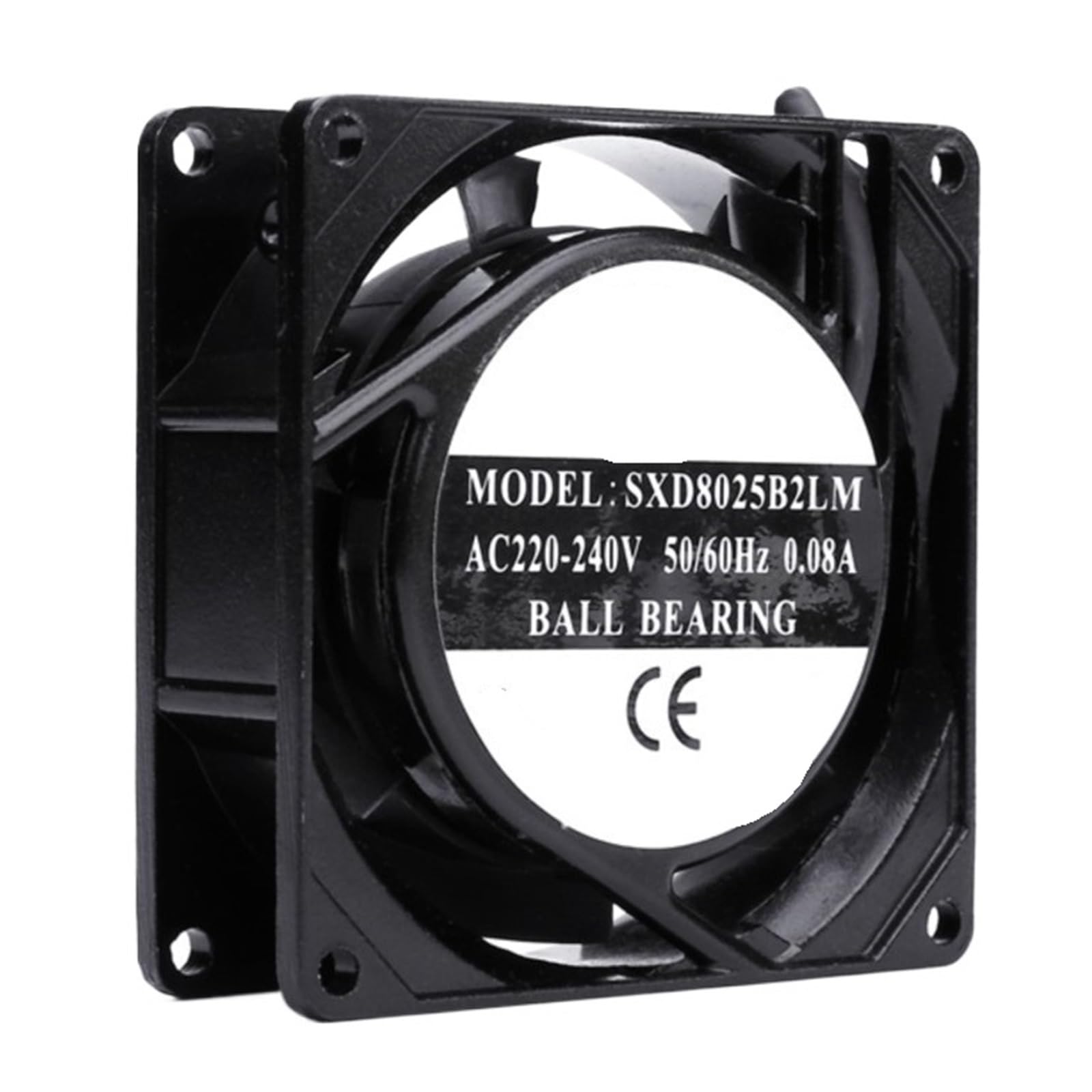 YMUGUEGH 1pcs AC 220v 240v 80mm 8025 8cm Cooling Fan 80x25x25mm