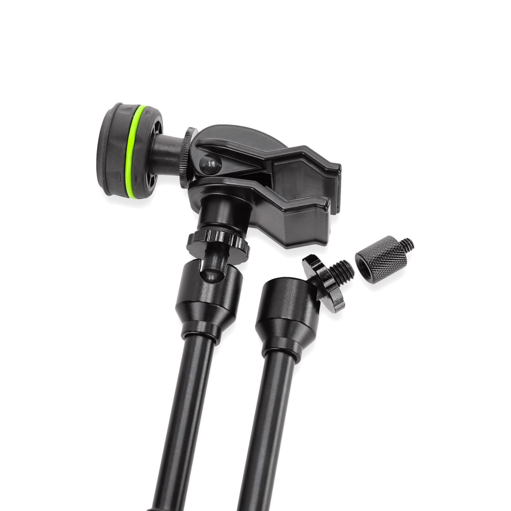 Gravity MA VARIARM M 38 - Brazo articulado versátil con Mecanismo de Bloqueo Central, 3/8" Mediano, Accesorios para micrófono, Color Negro