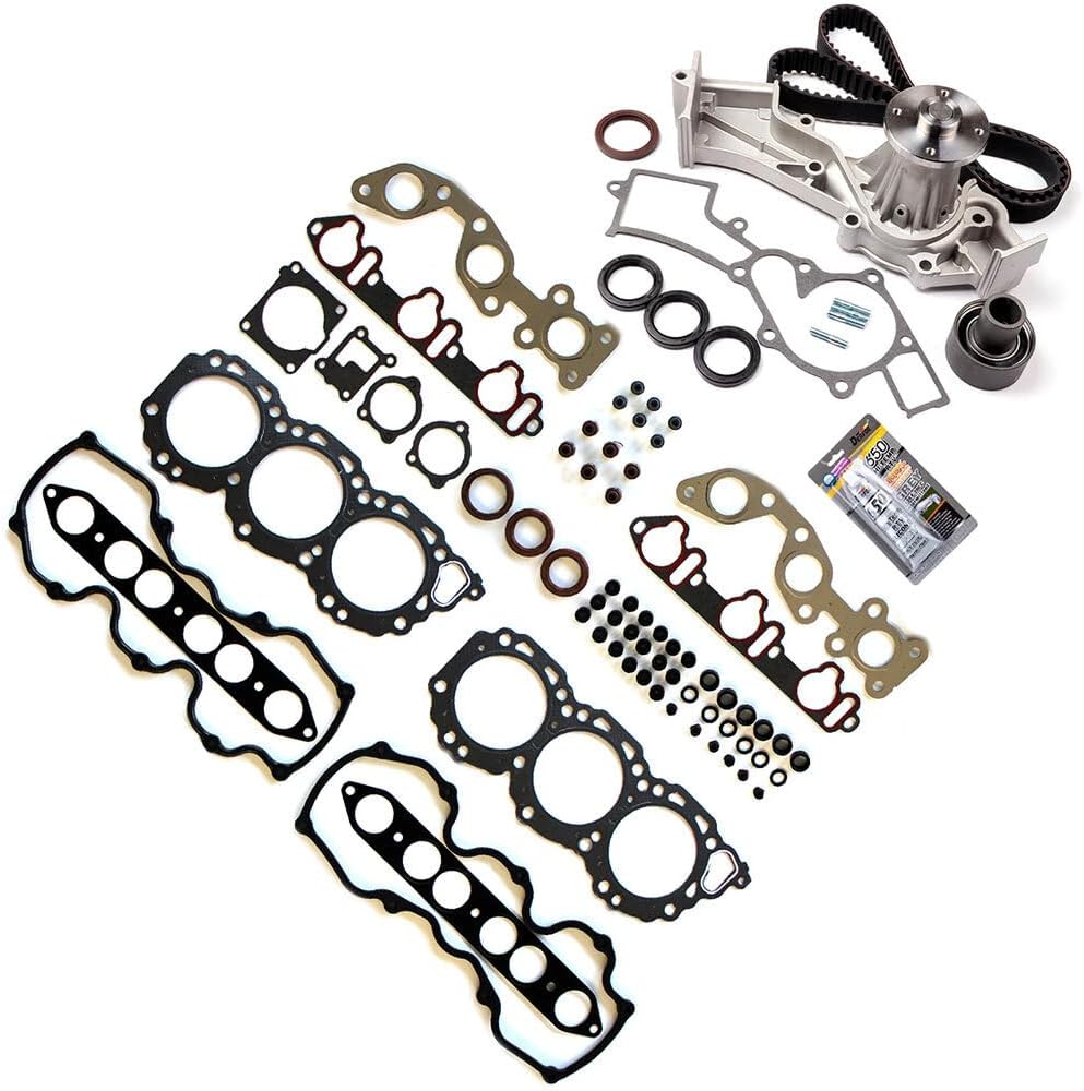 ASAPE TBK249 Timing Belt Kit with Water Pump Fit for 1997-2000 for INFINITI QX4 3.3L 2000-2003 for Nissan Xterra 3.3L