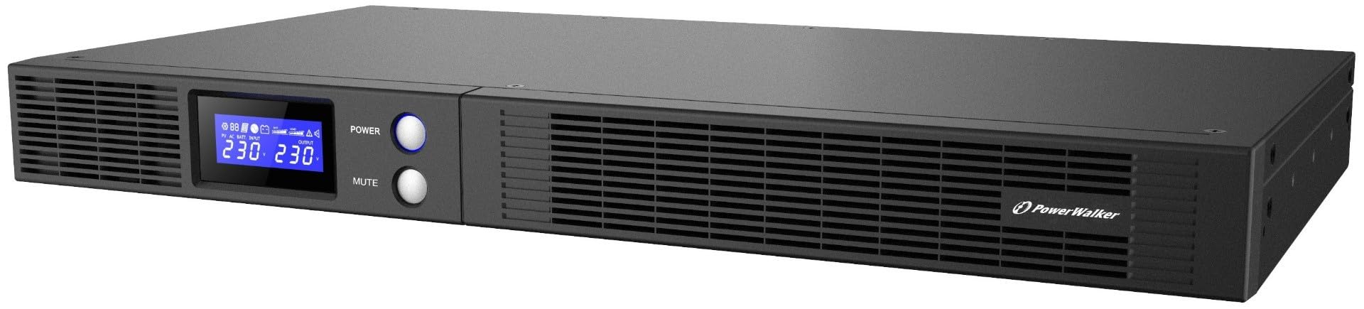 PowerWalker VI 750 R1U Interactivité de Ligne 750 VA 450 W 4 Sortie(s) CA