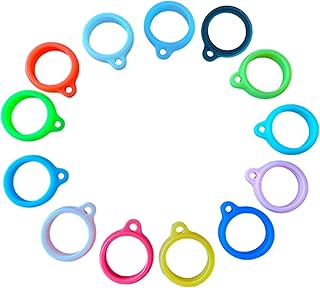 [DELUXEFOX] アンブレラマーカー 26個入り 傘 目印 シリコン製 マルチカラー 傘の目印アクセサリー