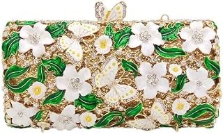 Purses & Totes, Evening Clutches & Crossbody Bags Floral Butterfly Evening Clutch Women Elegant Rhinestone Evening Bag Wedding Party Tote Bag