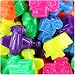 BeadTin Neon Bright 25mm Transport Shaped Pony Beads (2oz)