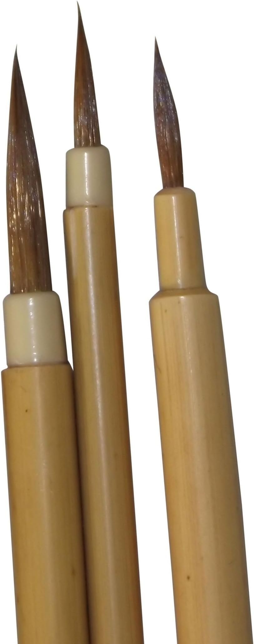 MasterChinese Small Script Liner Chinese Calligraphy Kanji Sumi Watercolor Drawing Brush Set - Wolf Hair