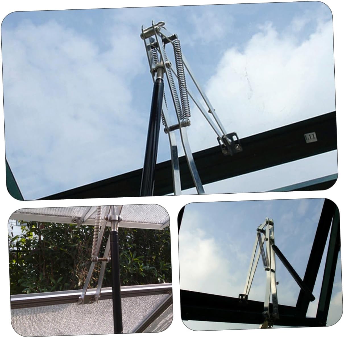 Auto Vent Opener for Greenhouses Double Spring Window Opener Sturdy Space-Saving Design