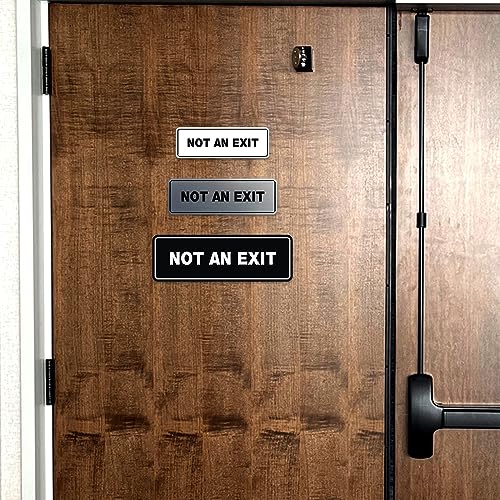 Panneau Not an Exit All Quality pour sécuriser les bureaux et commerces