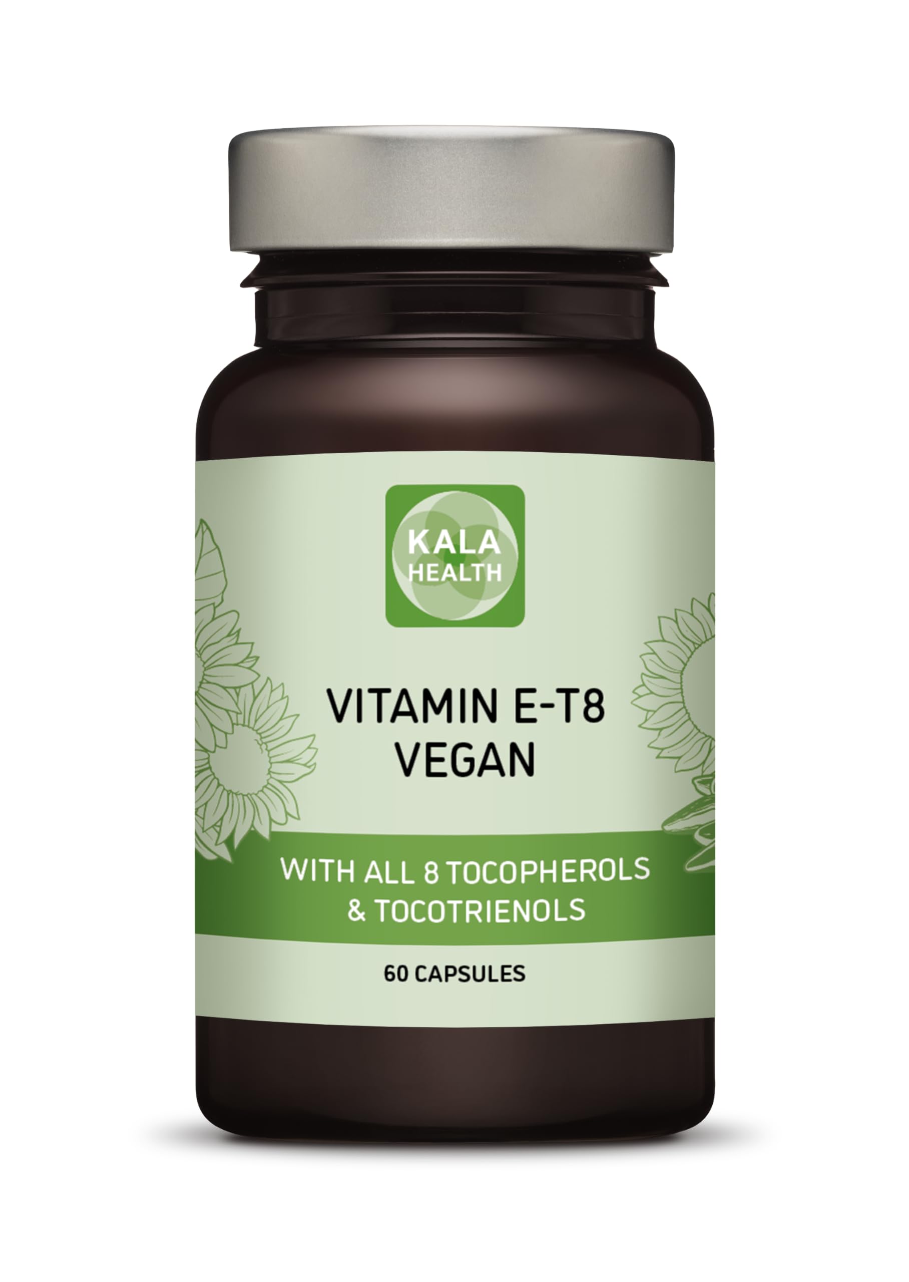 Unique Vegan Formula with All 8 Tocopherols and Tocotrienols Vitamin E – Contains no PAH’s, Heavy Metals, Contaminants or Preservatives - Certified Sustainable - Hair, Scars and Skin (60)