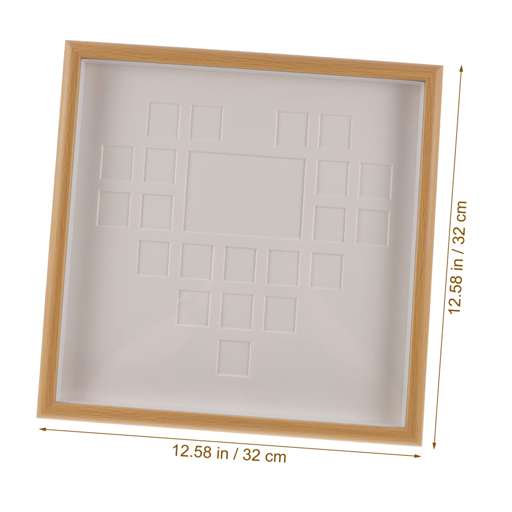 ABOOFAN Diy Wooden Picture Frame Heart Artwork Wood Frame for Boys and Girls Oil Painting Decorative Wall Decor Educational Toy