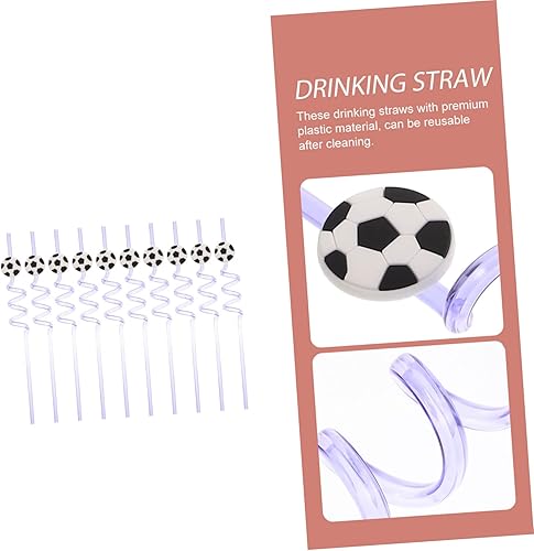 Miniatura 6 de Healeved Pajitas de plástico en espiral, pajitas de plástico con burbujas, pajitas de té de burbujas, pajitas divertidas para beber, pajitas locas y