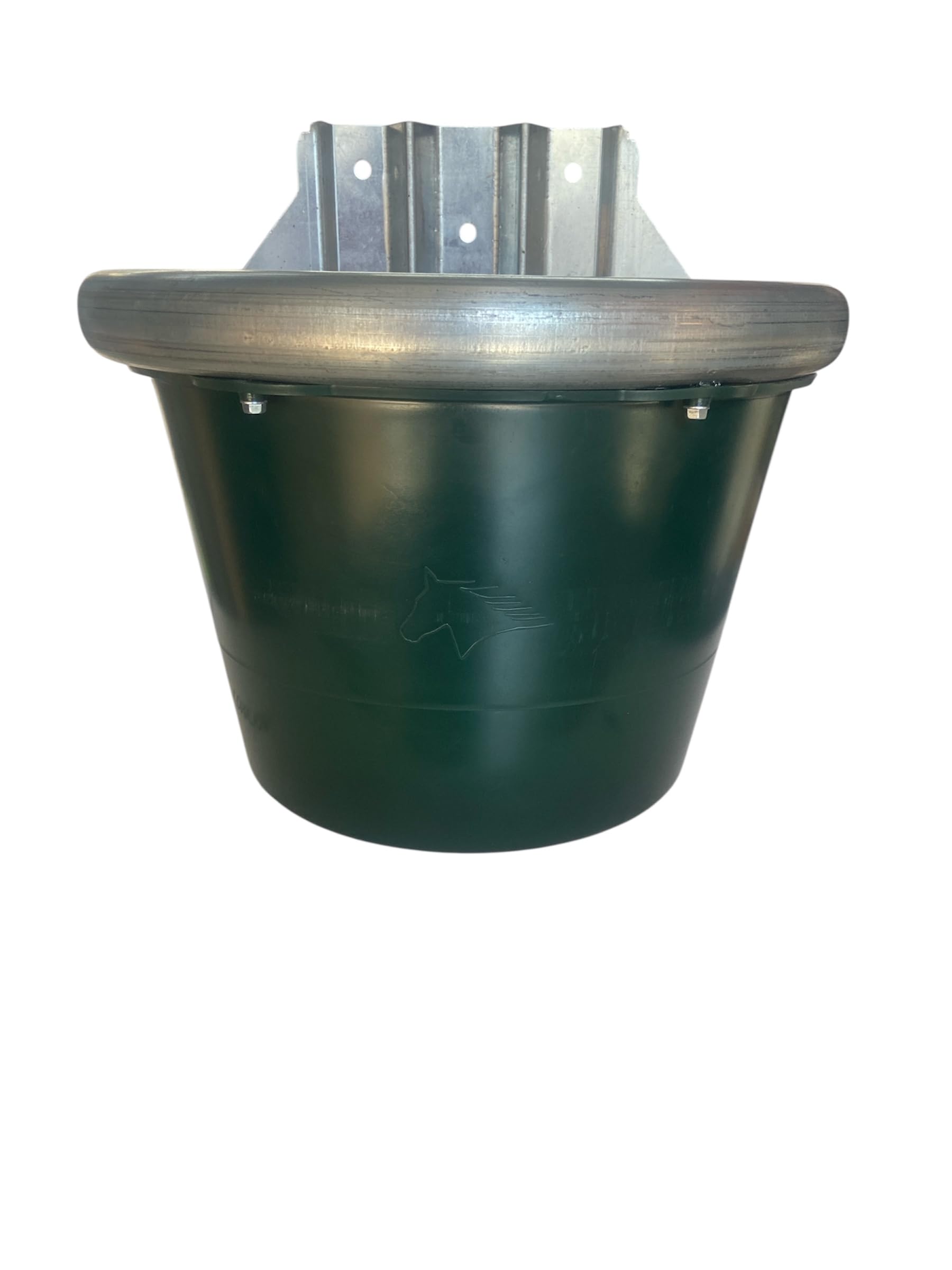 Mangiatoia Semitonda Da Box Con Bordo Zincato