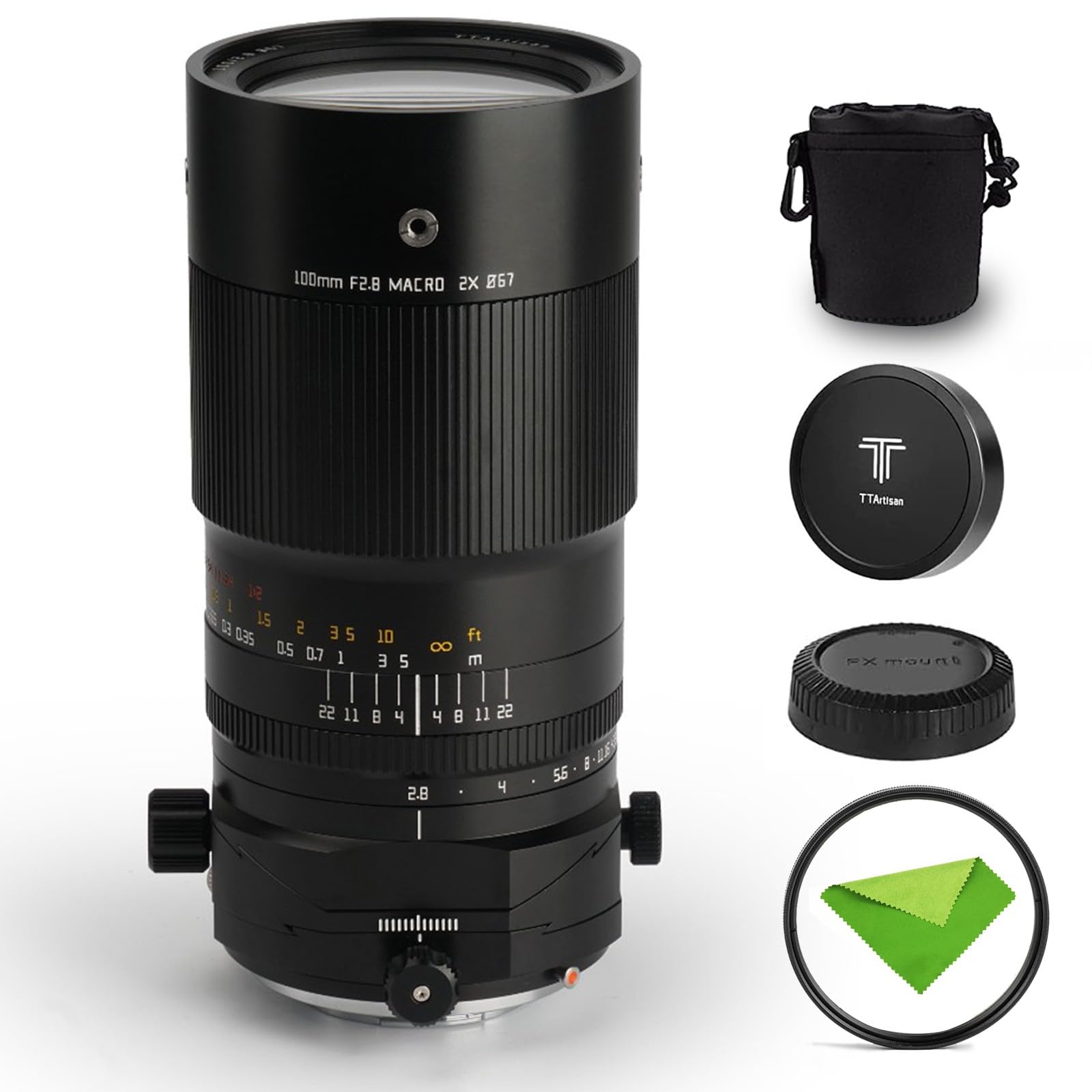 Buy TTartisan 100mm F2.8 Macro Tilt-Shift 2X Full Frame Lens for