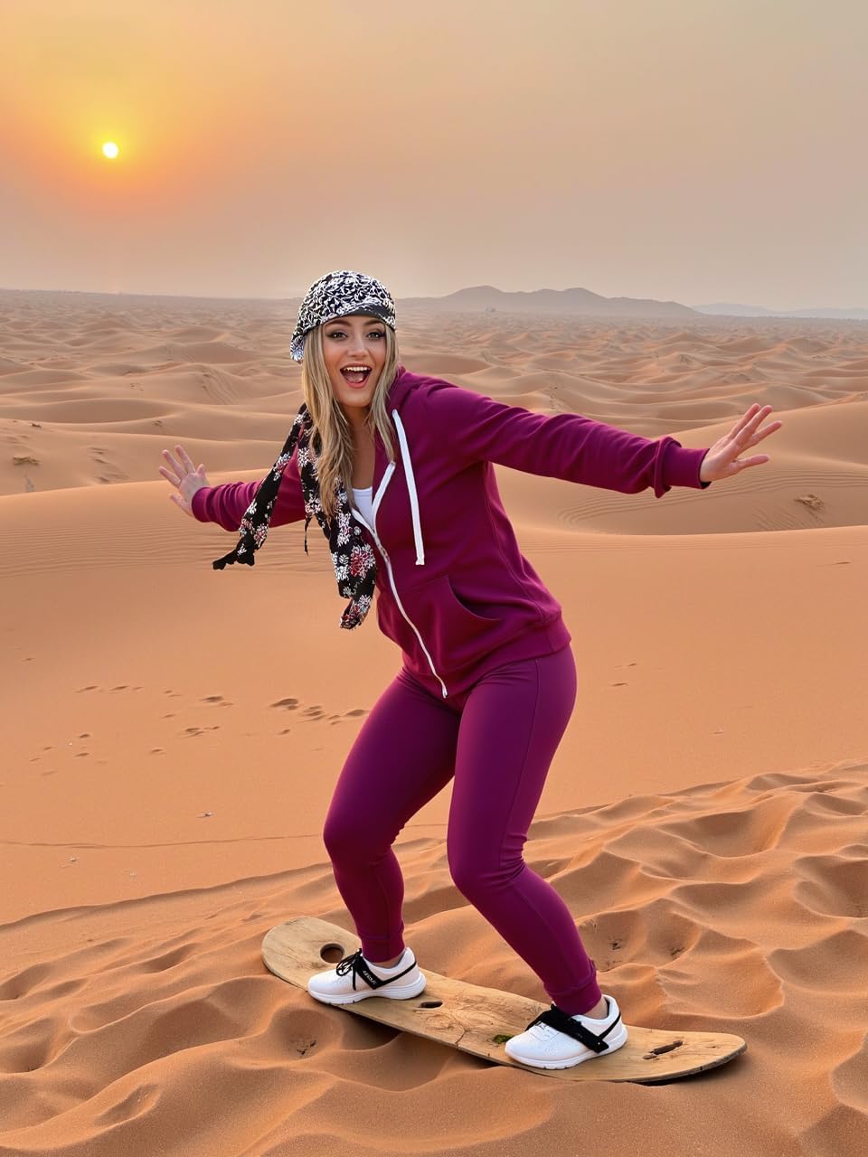 Women 2 Piece Sweatsuit Fall Outfits jogger Tracksuit Sweatpants Sets Casual Long Sleeve Zip Up Hoodie - Image 2