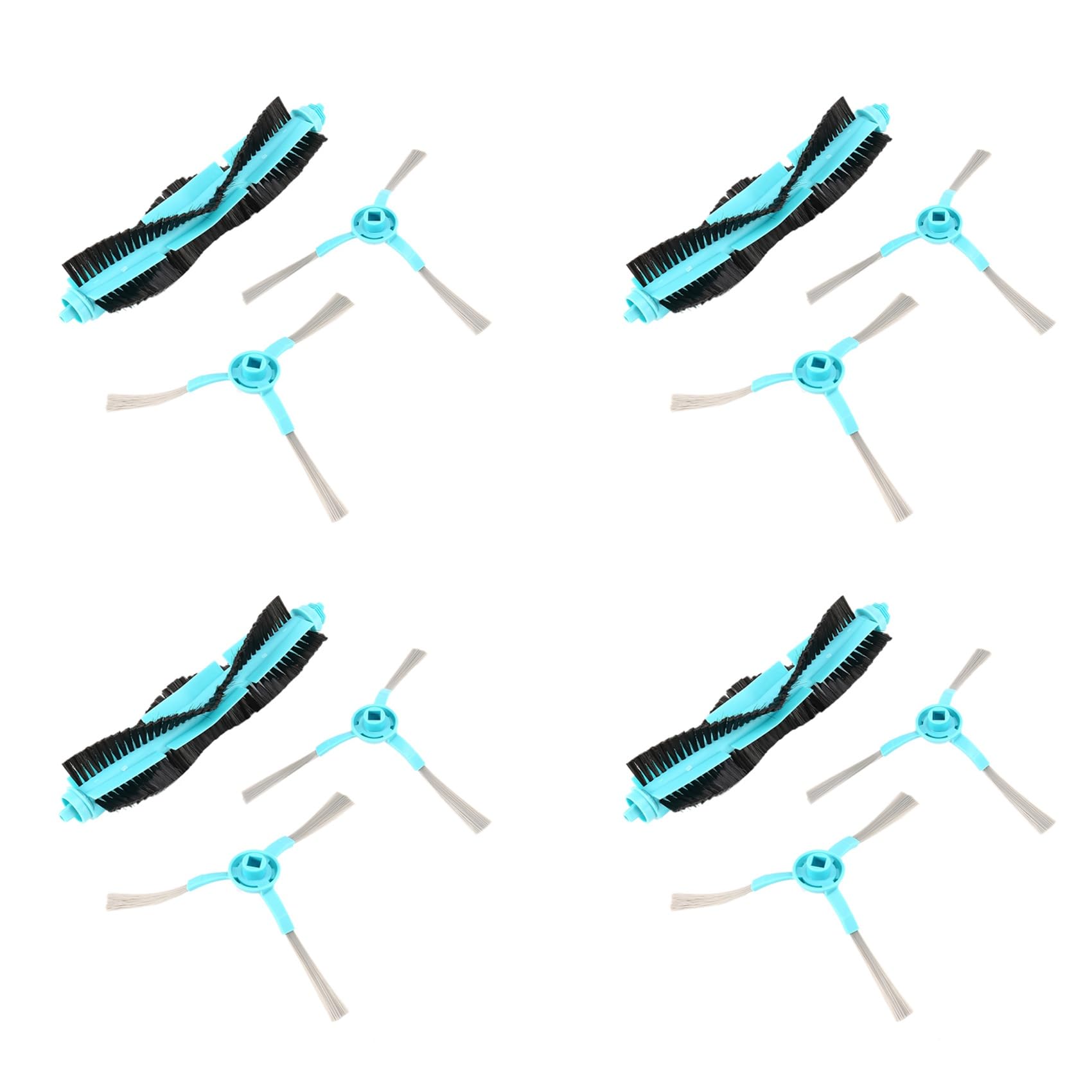 Hndhbfgrt 4set Robot Roller Main Side Brush for 4090 5090 Robotic Vacuum Cleaner Spare Parts Accessories Brushes