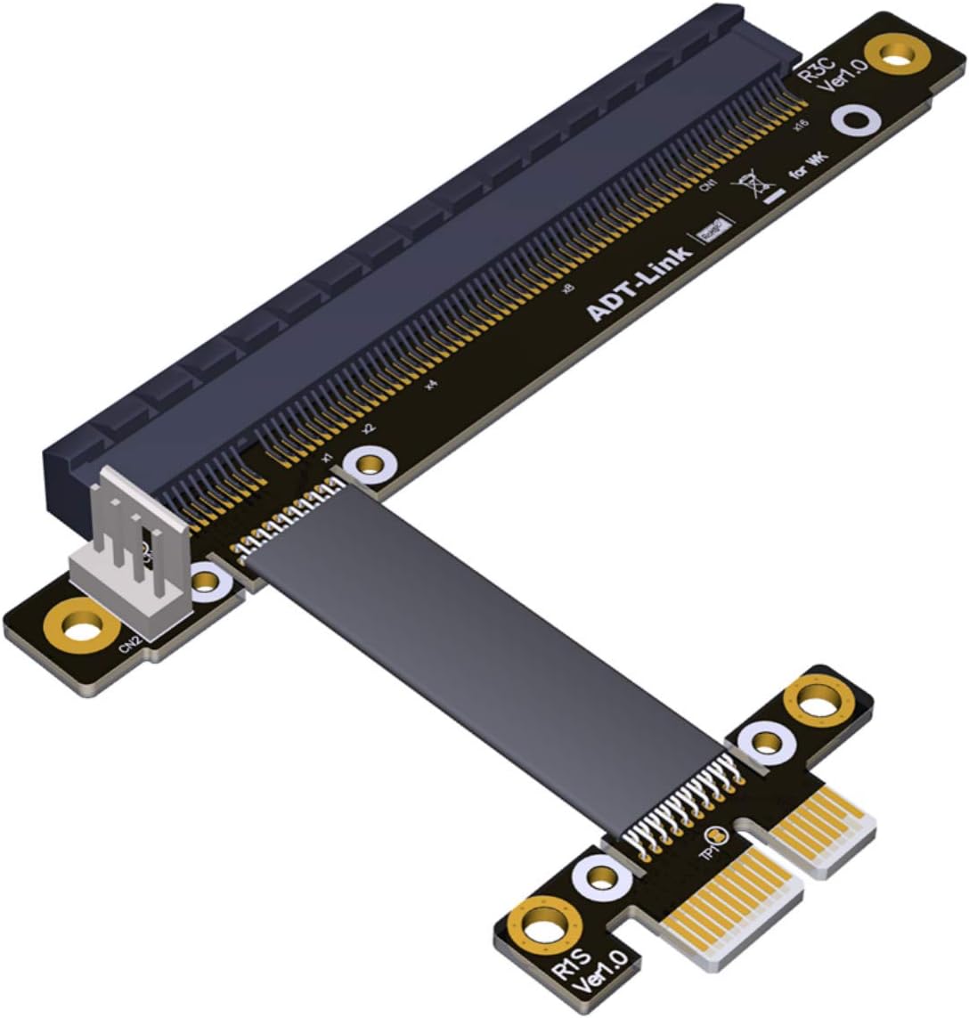 ADTLINK Riser PCIE 3.0 16x to x1 PCIe x16 x1 PCI Express Riser Mining