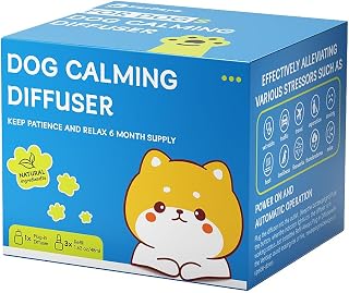 PRO! Dog Calming Diffuser to Stop Peeing in House - Calming Diffusers for Dogs with Pheromones for Anxiety Relief, Pet Calming Aid Device for Dogs Stop Barking and Marking