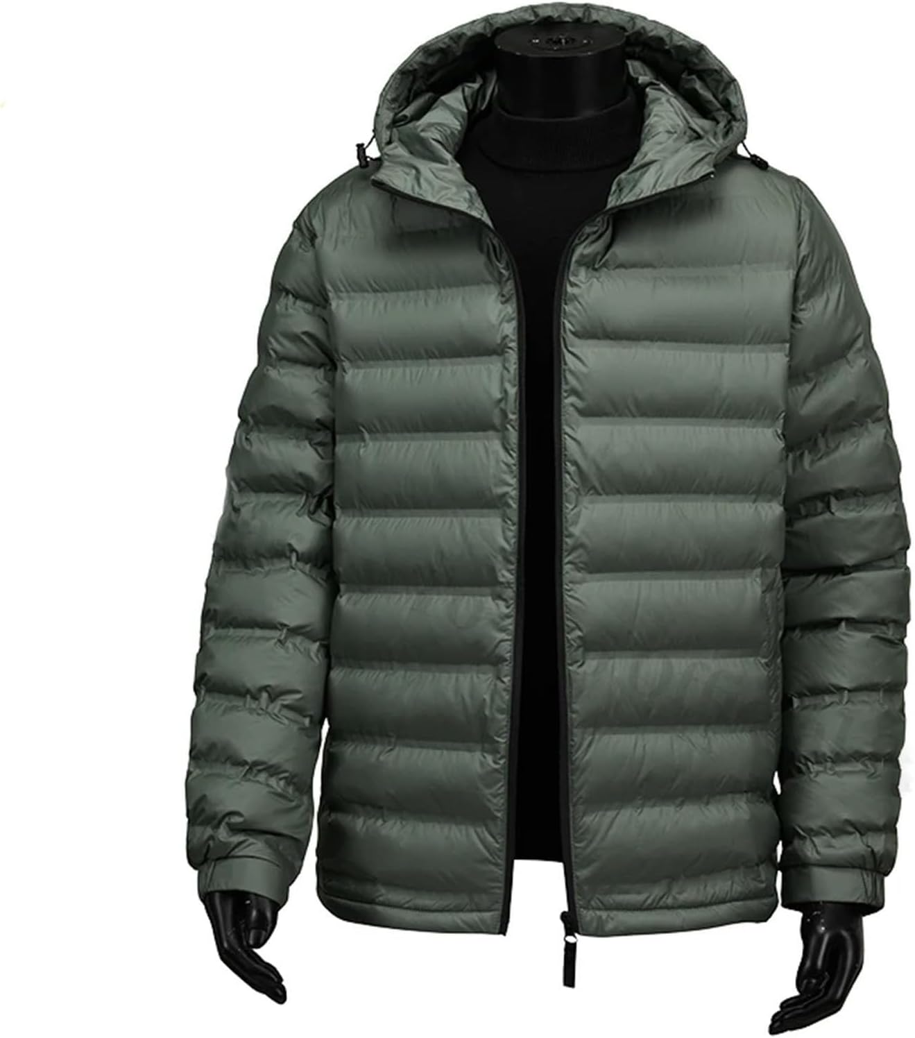 Mens Winter Lightweight Jacket Thick Warm Fill Cotton Skiing