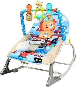 Cadeirinha Descanso Bebe Musical Balanço Vibratória Com Mobile - Kababy