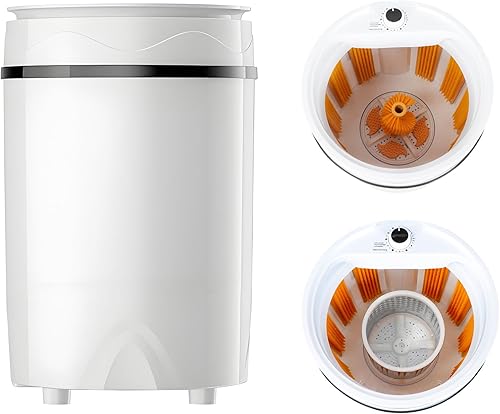 Lavadora portátil de zapatos, evitar agua fría, lavadora semiautomática, tres funciones lavar zapatosropa y secado por centrifugado, PA cerdas