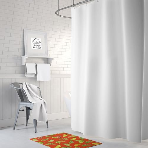 Miniatura 3 de Caroline's Treasures BB5205RUG - Tapete de espuma viscoelástica lavable a máquina, limas y naranjas, tapete de baño antideslizante, duradero