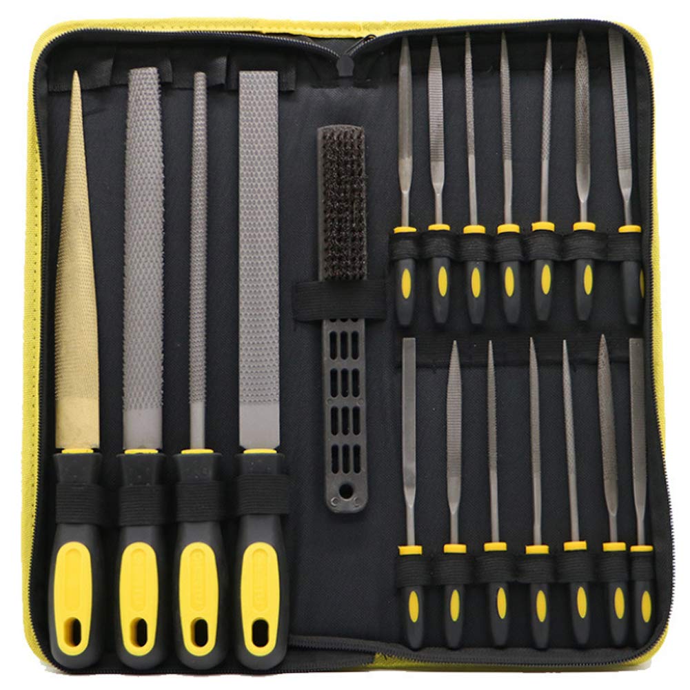 Buy 19Pcs HighCarbon Steel File Set, Wood, And Tools, Needle File Set