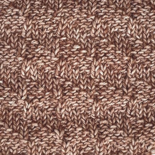 Cotton to The Core Cotton Yarn for Crocheting, 6-Pack (852 Yds / 300G), Free Patterns, Beginners Friendly - Soft Baby Yarn for Knitting - 3 DK Light Worsted Weight - Cocoa Brown - Thumbnail 6