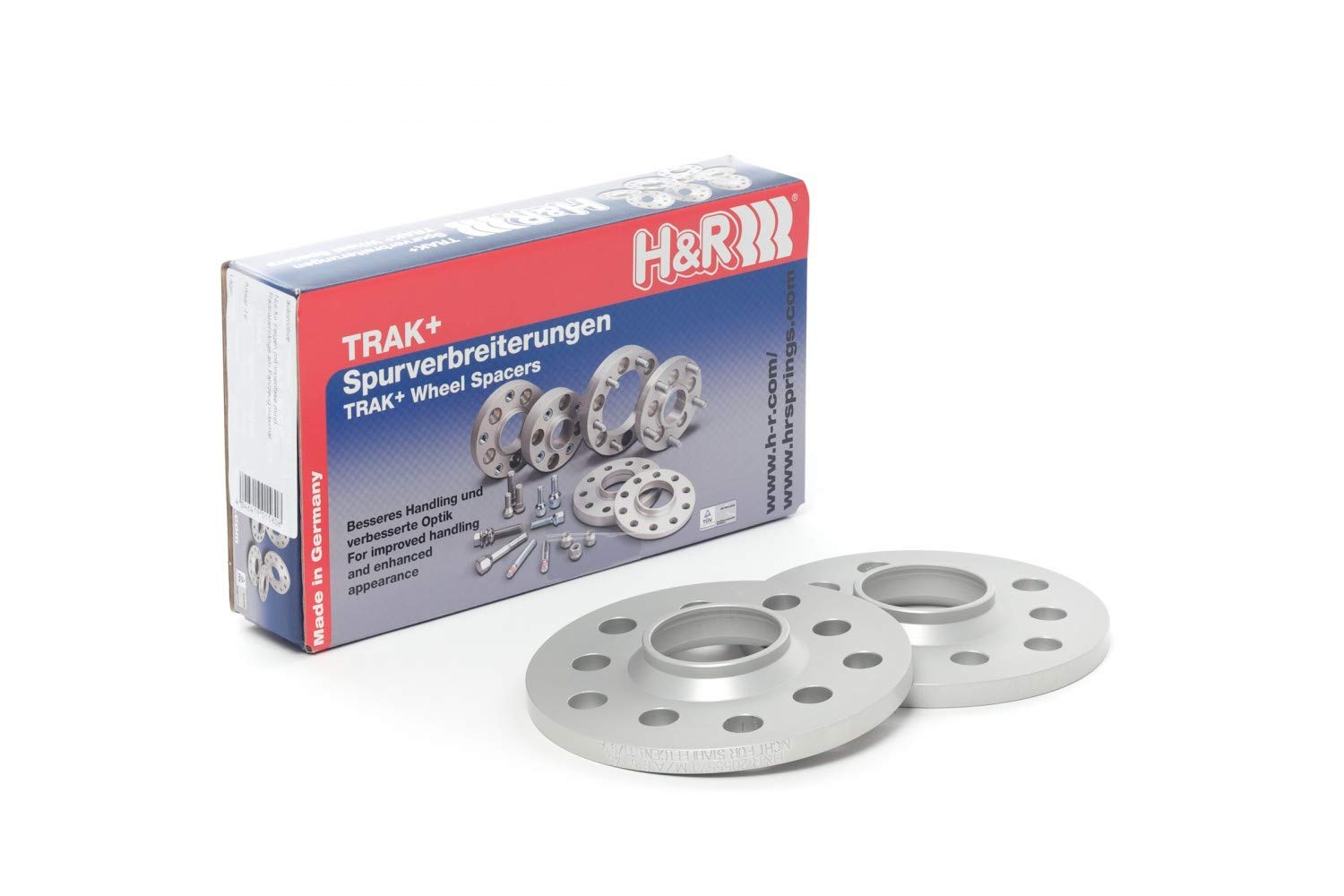 H&R DR-System Wheel spacer set 20mm per axle - Bolt pattern 5x112 - Hub 66,5mm - Bolt size M14x1,5 - compatible with Mercedes