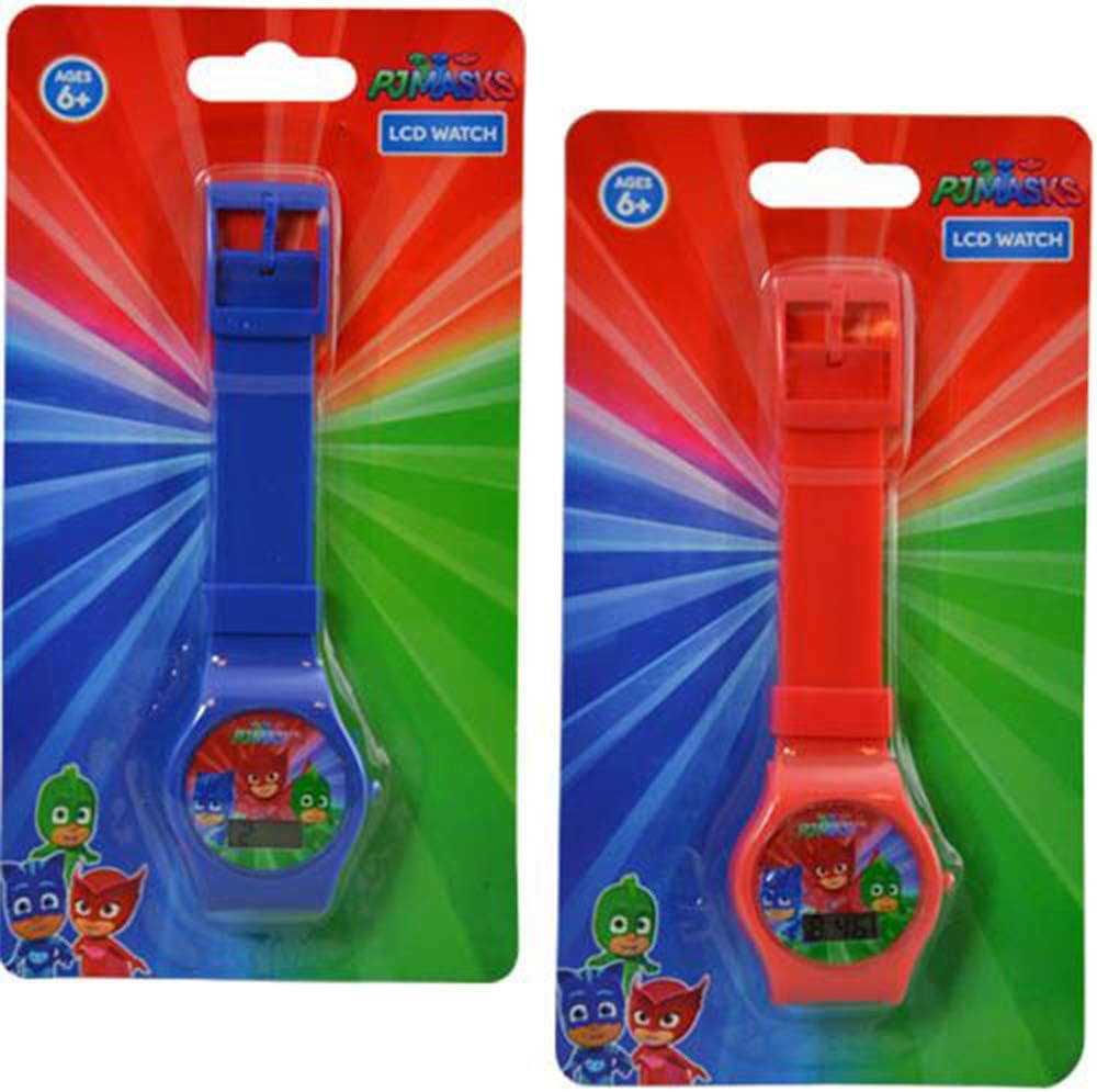 PJ Masks Digital Watch on Blister Card 2 Colors Asstd