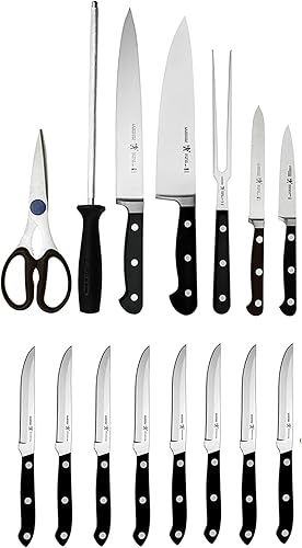 Miniatura 8 de HENCKELS Classic Precision - Juego de cuchillos de cocina de 16 piezas con bloque, cuchillo de chef, juego de cuchillos para carne Acero