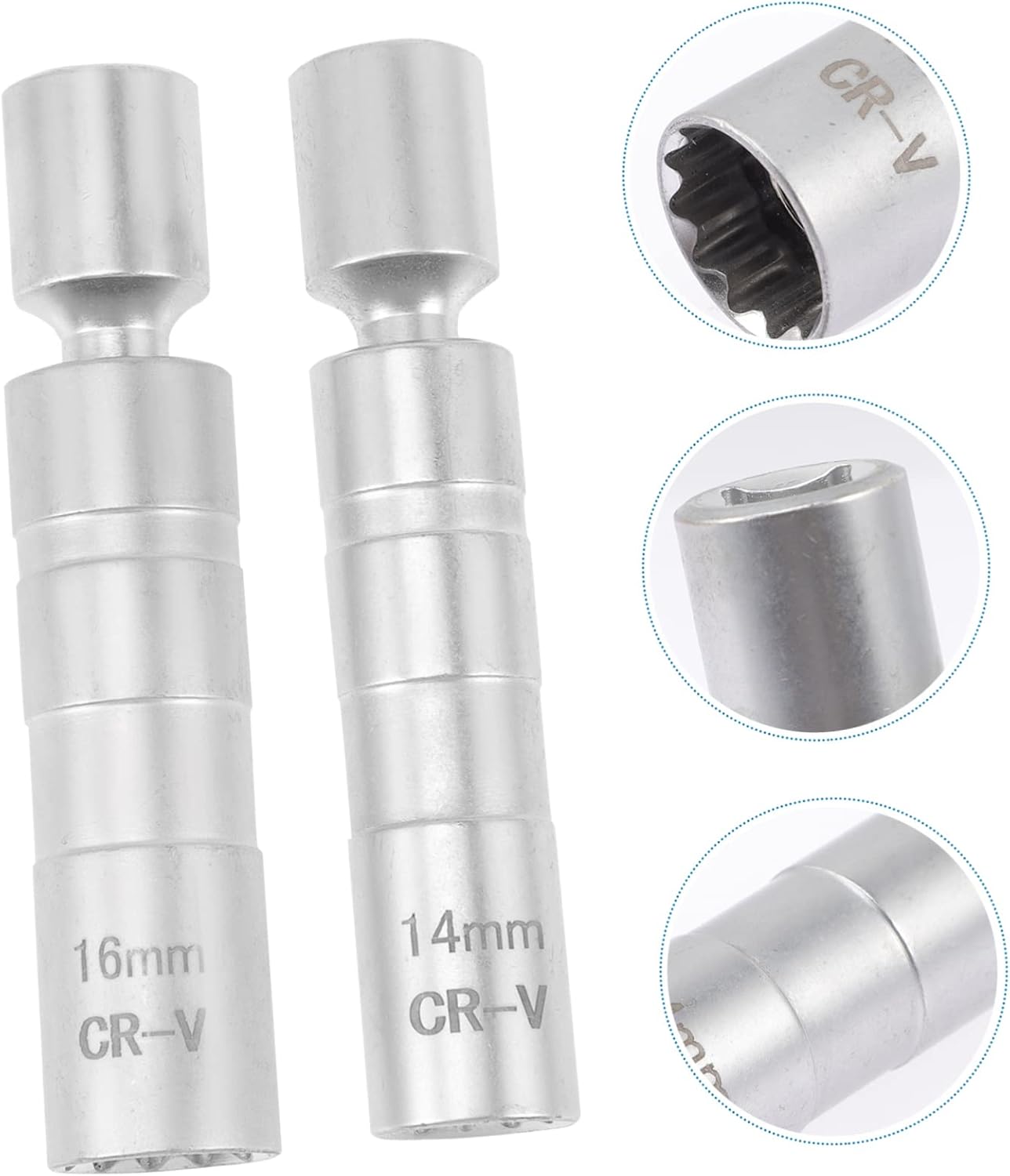 1 Pair Spark Plug Socket Wrench Automotive Tool for Easy Removal and Replacement Lightweight and Corrosion Resistant Design for Repair and Maintenance