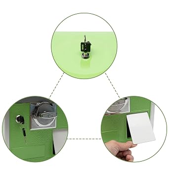 Capsule Vending Machine with Locks for 4.5-5.5CM Diameter Capsule Toys for Birthdays, Christmas and Kiddie Parties,Red,Gachapon Machine(Green)