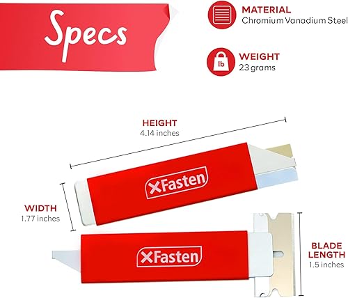 Miniatura 2 de XFasten Paquete de 12 cortadores retráctiles con raspador de seguridad, cartón a granel y cartón, mini cuchillas cortadoras de cajas | Abrecajas de