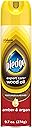 Pledge Moisturizing Wood Oil, Furniture Reviving and Protecting Conditioner and Dusting Spray, Revitalizes Wood, Sealed Leather and Laminate, Made with Mineral Oils - Amber & Argan Scent, 9.7oz