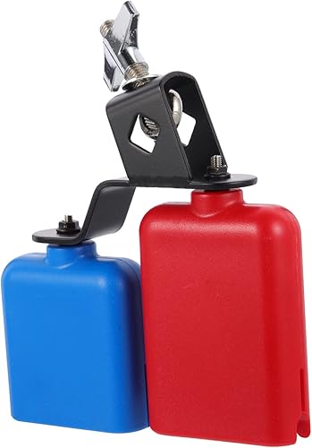 FAVOMOTO Juego de batería Cencerro de plástico Reproducciones musicales Accesorios de música Cencerro para batería Cencerro Instrumento de percusión