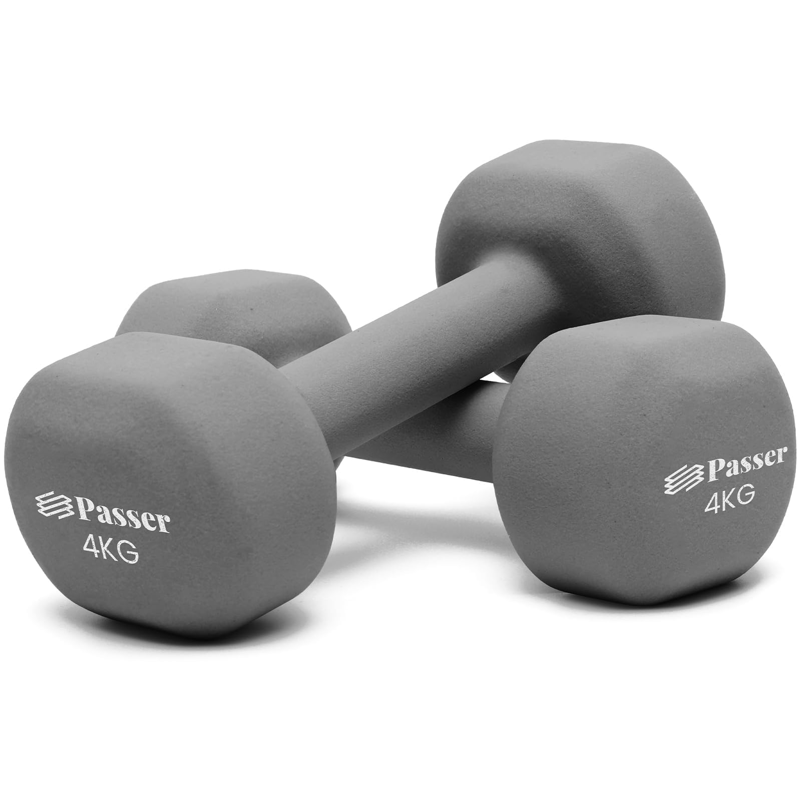 Set di manubri in Neoprene Manubri Corti per Donne e Uomini, Set da 2 Pezzi - Pesi per Allenamento, Ginnastica, Yoga, Pilates, Palestra, Workout, Fitness, Potenza Muscolare e Allenamento Domestico