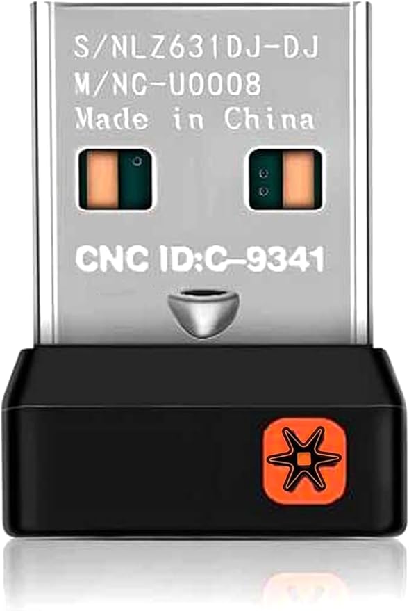 Receptor Unifying USB Inalámbrico para Mouse Teclado Logitech miniatura 2