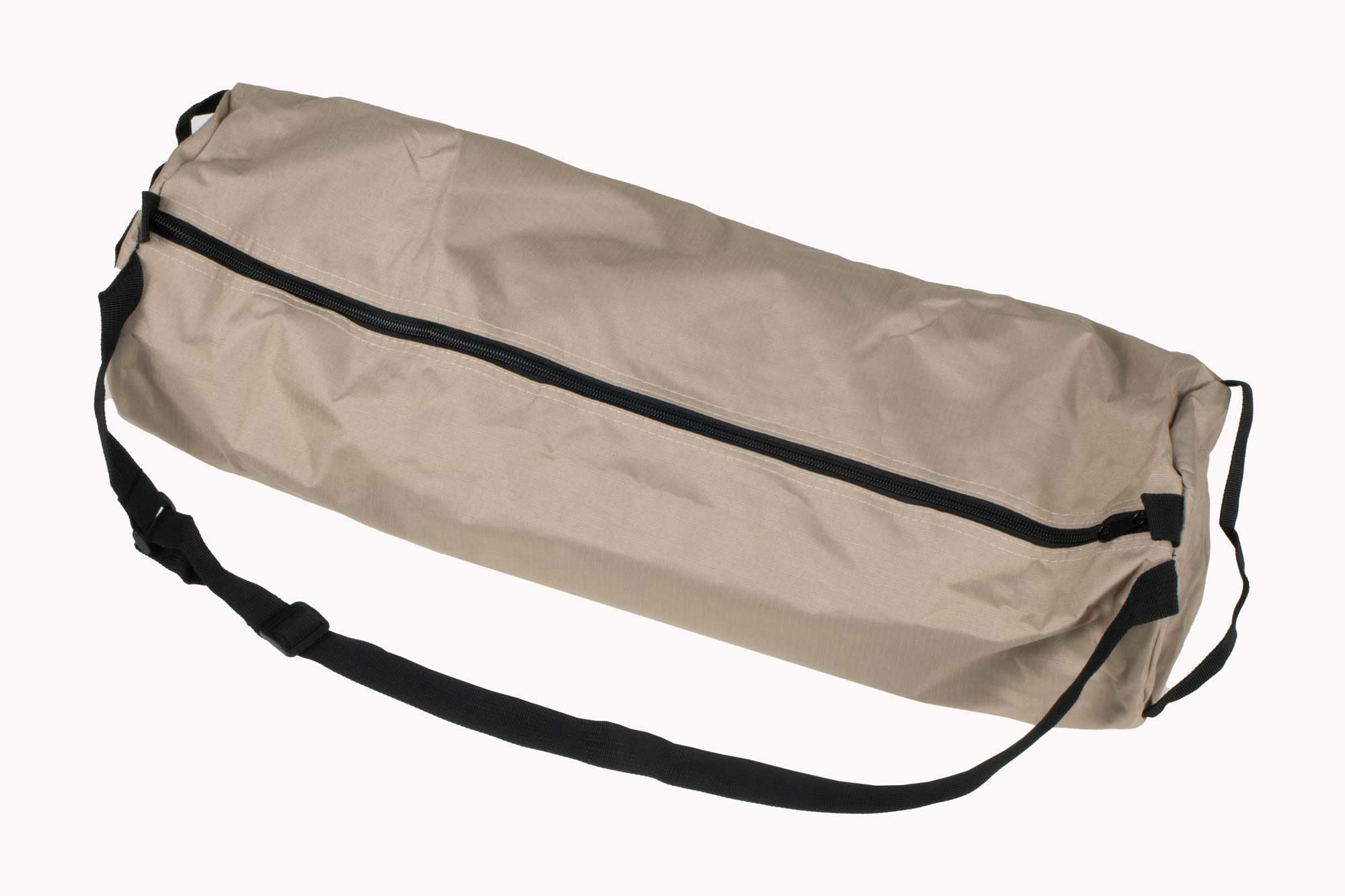 XL Feldbett, bis 150 kg belastbar, Aluminiumgestell, mit Transporttasche, stabil & leicht, für Camping, Gäste & Outdoor, beige