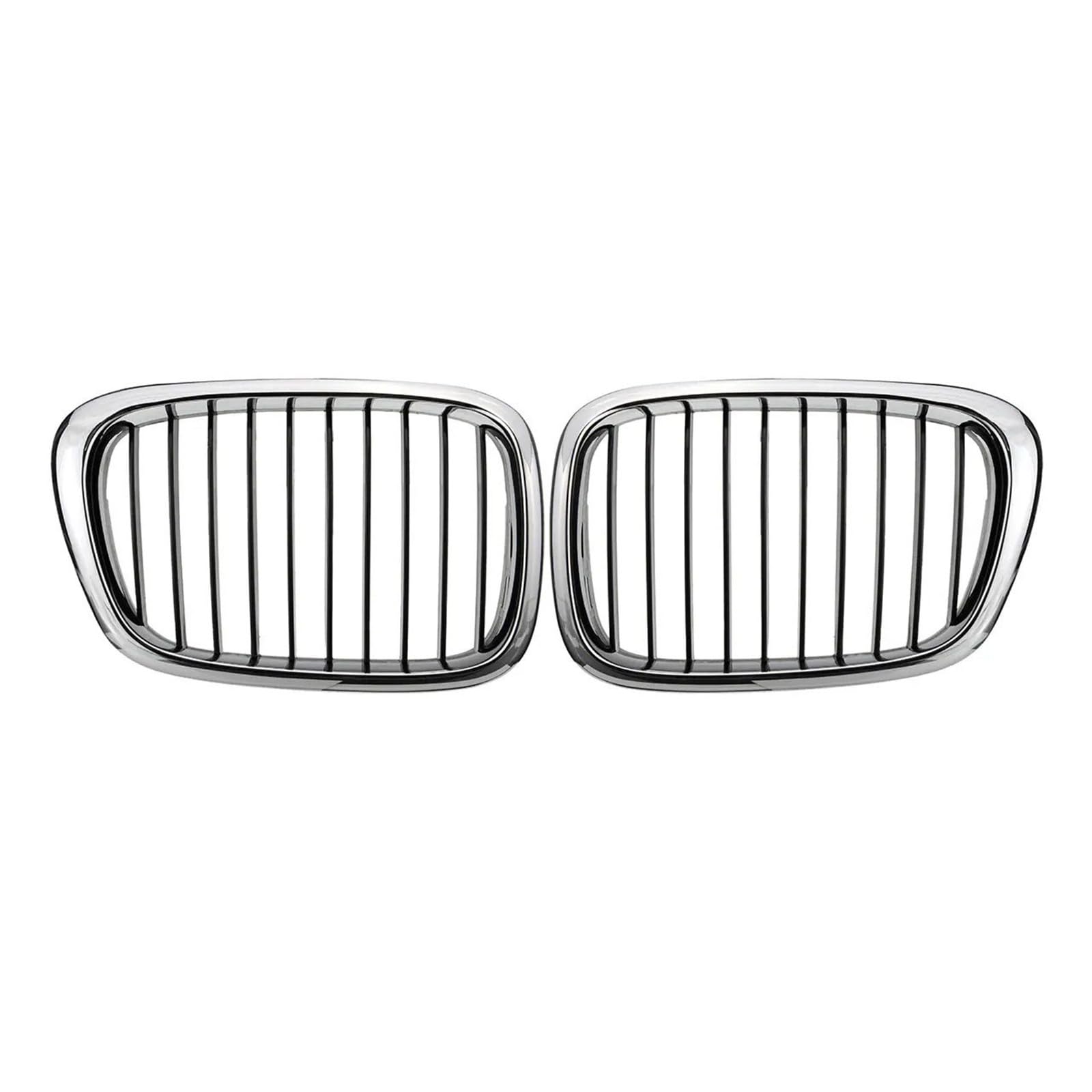 Parrilla delantera para coche: calandra cromada tipo riñón Serie 5 E39 7