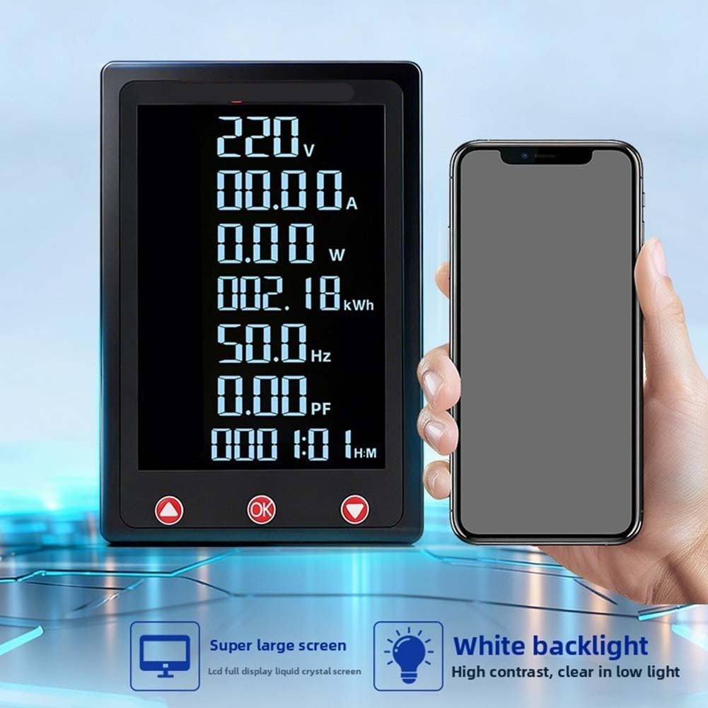 Contatore digitale di energia, 26 kW, allarme sovraccarico ABS