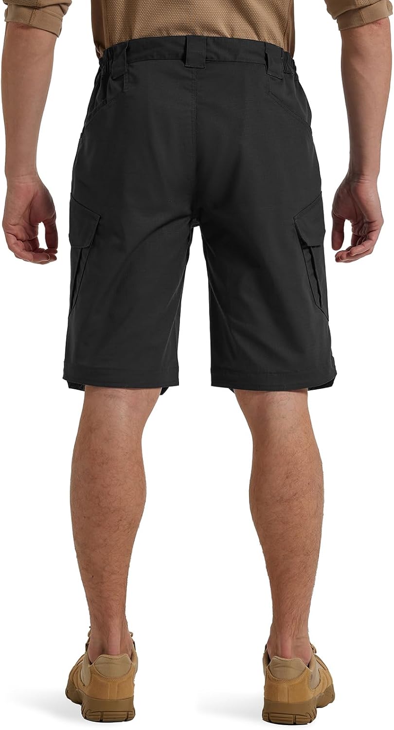 Men's Stretch Cargo Shorts Lightweight Water Resistant Hiking Shorts Tactical Work Shorts with Multi Pockets - Image 3