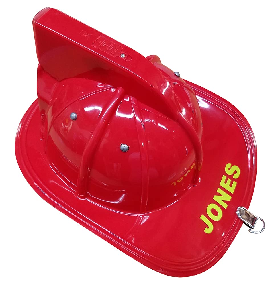 Personalized Light up Firefighter Helmet Red
