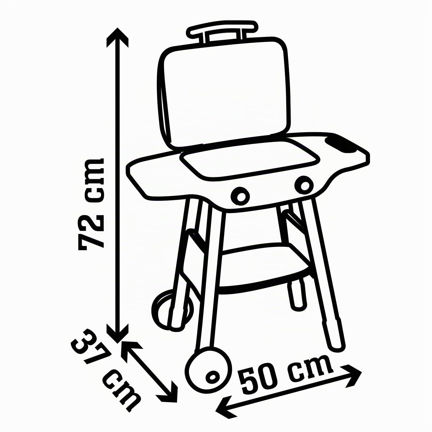 Smoby Barbecue, 7600312001, +3 Anni, con Griglia e Piastra, con 18 Accessori, Sistema Magic Flame