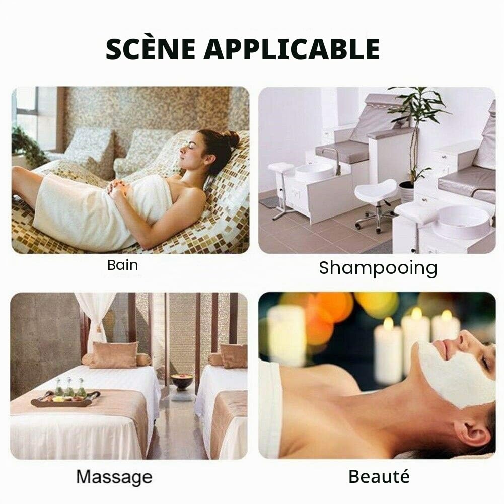 Lot de 100 housses jetables en plastique pour table de massage, spa, salon, 90 x 180 cm