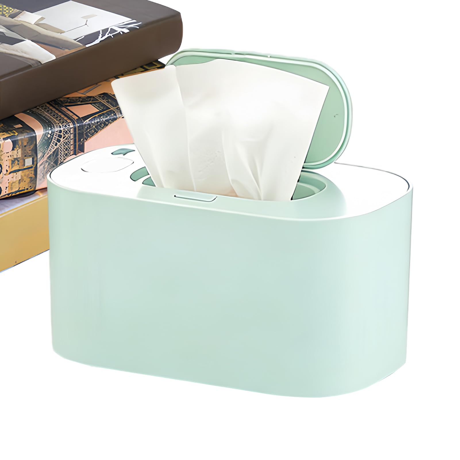 Chauffe-Lingettes Portable | Grande Capacité Fonctionnement Silencieux,Distributeur de Lingettes avec Maintien de la Température Constante | Pour Maison Voyage Voiture Soins Bébé Table à Langer Chevet